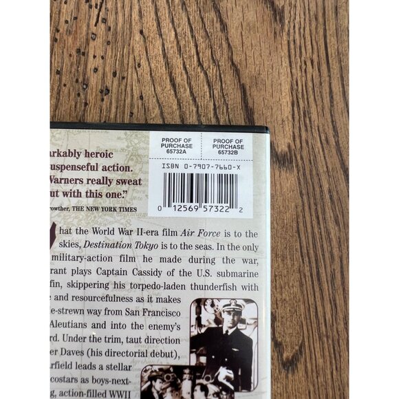 Destination Tokyo DVD Cary Grant & John Garfield World War II Classic Movie - Picture 3 of 4